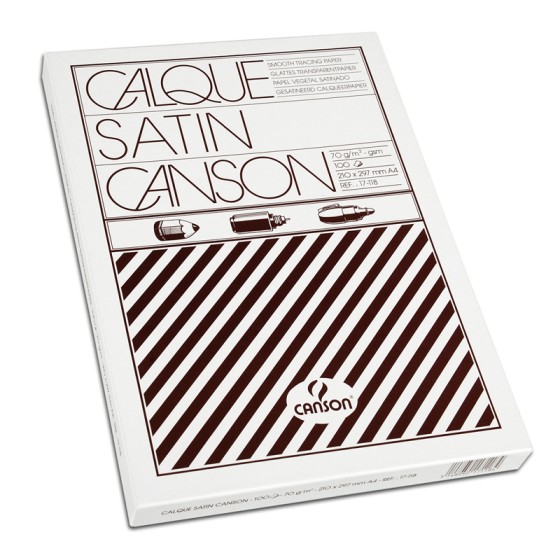 Canson CANTP90A4 Satin Tracing Paper 90gsm - A4 (pkt/250s)